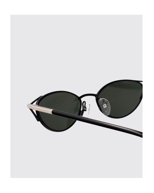 McQueen White Eyewear Cat-Eye Frame Sunglasses