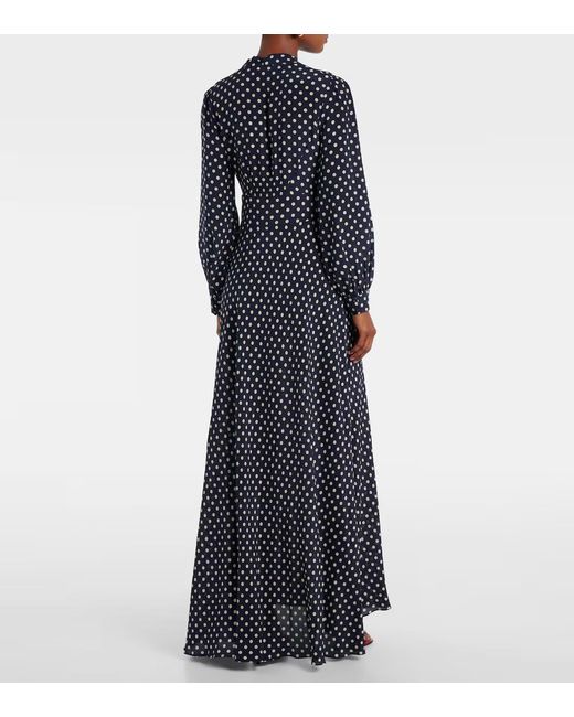 Rixo Black Emory Polka Dot Dress