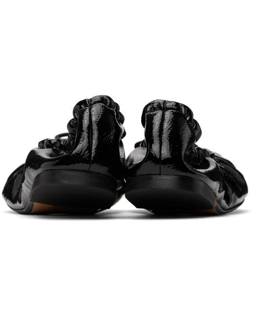CECILIE BAHNSEN Black Orbella Ballerina Shoes