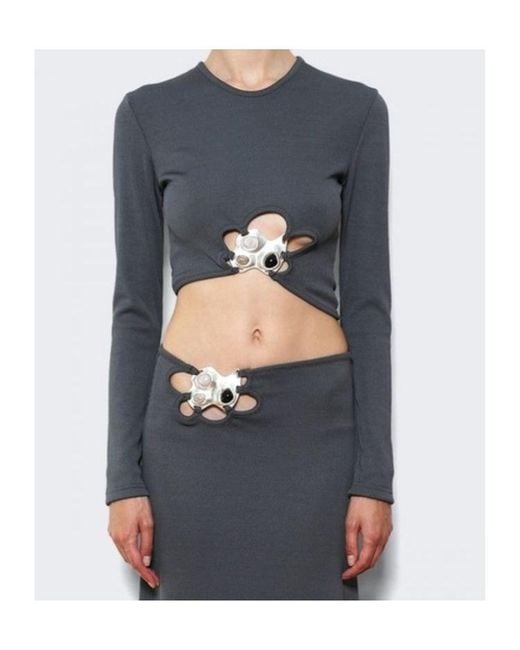 Christopher Esber Gray Top