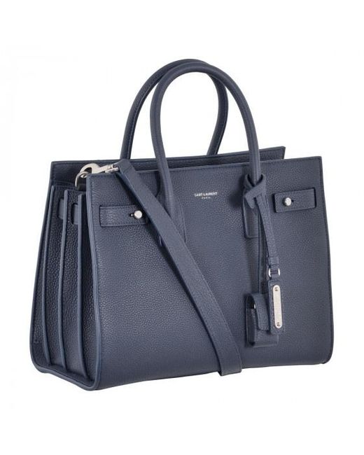 Saint Laurent Blue Nano Sac De Jour Shoulder Bag