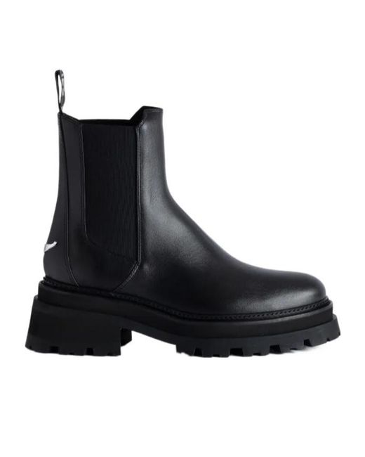 Zadig & Voltaire Black Simple Chelsea Boots
