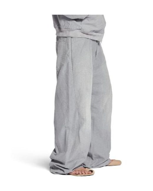 Balenciaga Gray Trompe L'Oeil Sweatpants for men