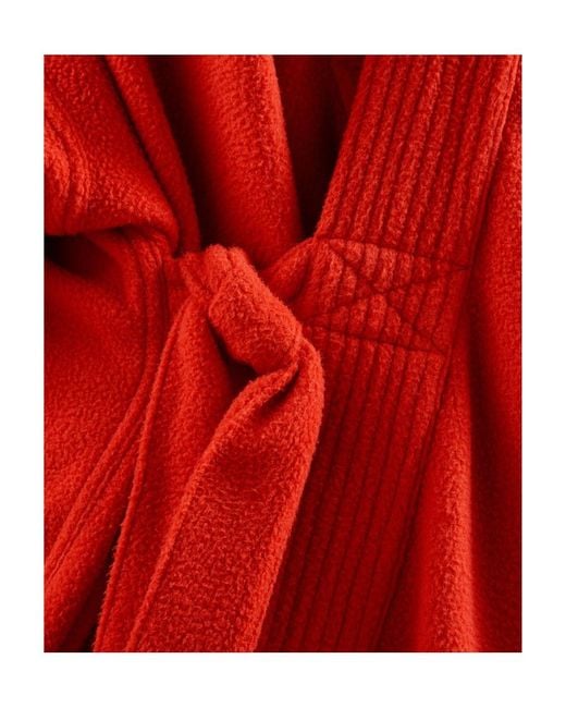 Balenciaga Red Double Brushed Velvet Jacket
