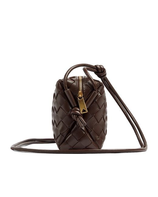 Bottega Veneta Brown Mini Knot Shoulder Bag