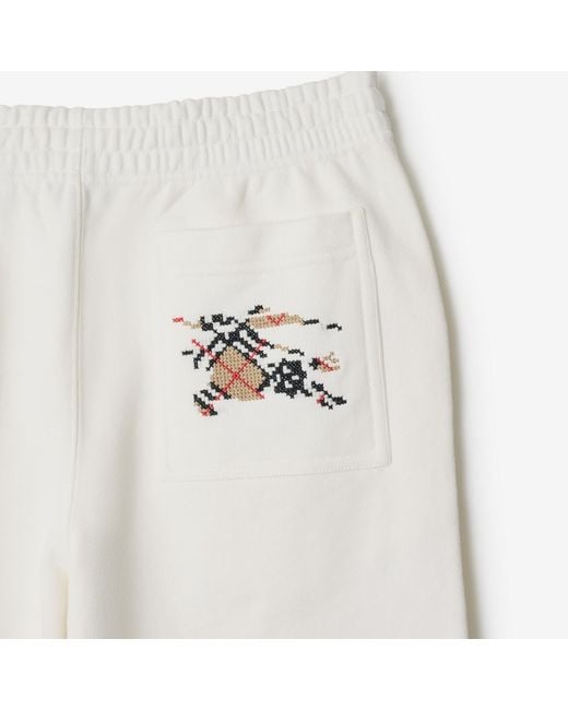 Burberry White Elasticated Waist Pants