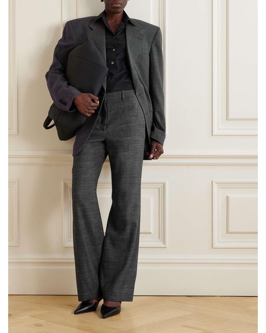 The Row Gray Long Sleeved Suit Jacket