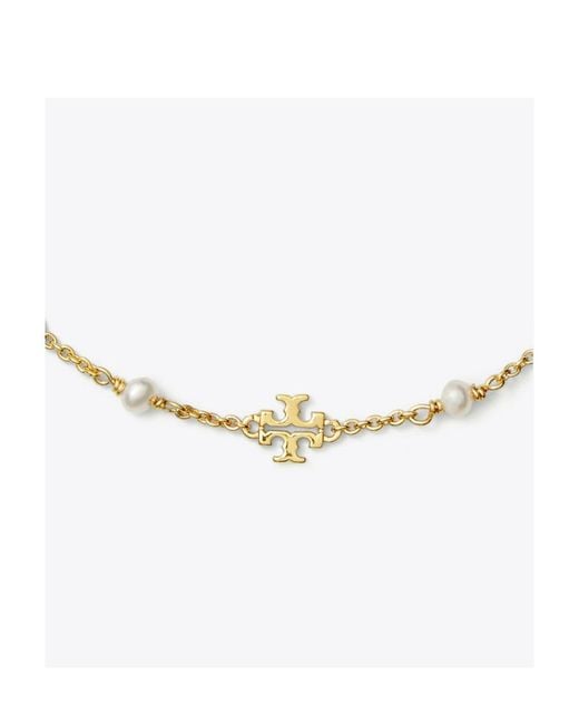 Tory Burch Metallic Kira Double T Motif Bracelet