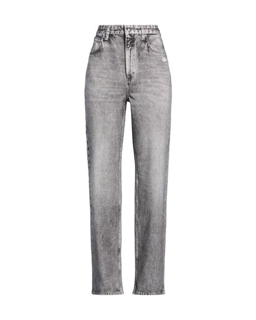 Rag & Bone Gray Minimalist Versatile Straight Leg Jeans