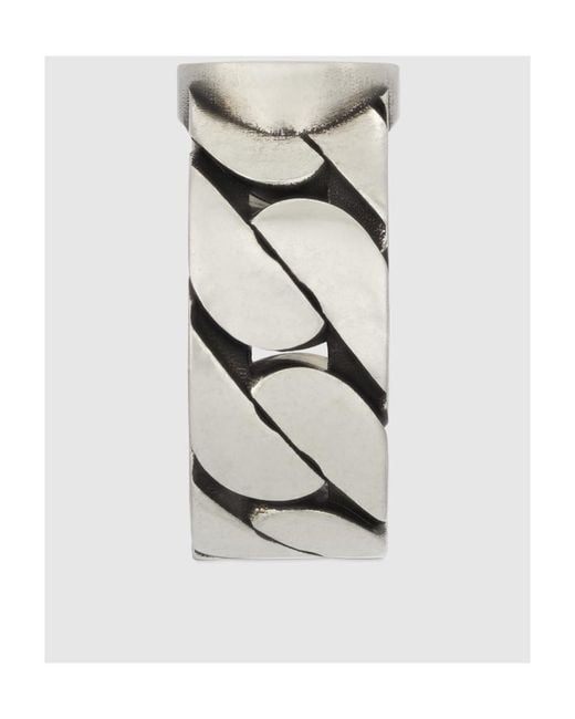 Gucci Blue Interlocking G Pull-On Style Ring