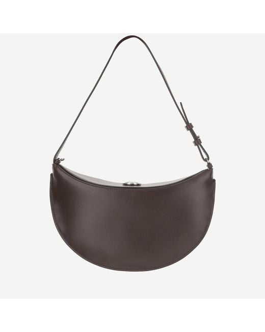 Jacquemus Brown Logo Embossed Shoulder Bag