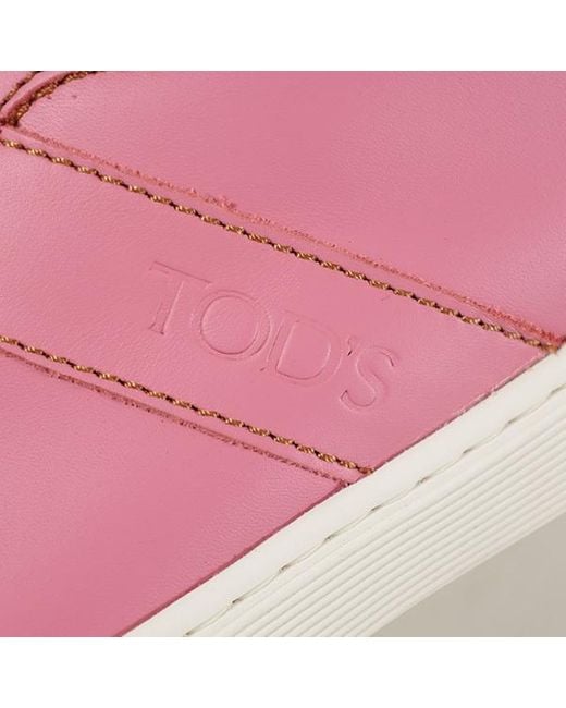 Tod's Pink Laced Sneakers