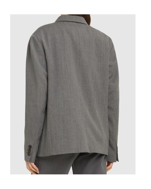 Low Classic Gray Classic Wool Blend Blazer