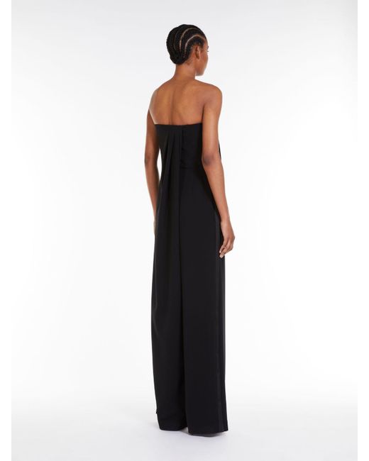 Max Mara Black Bustier-Style Jumpsuit