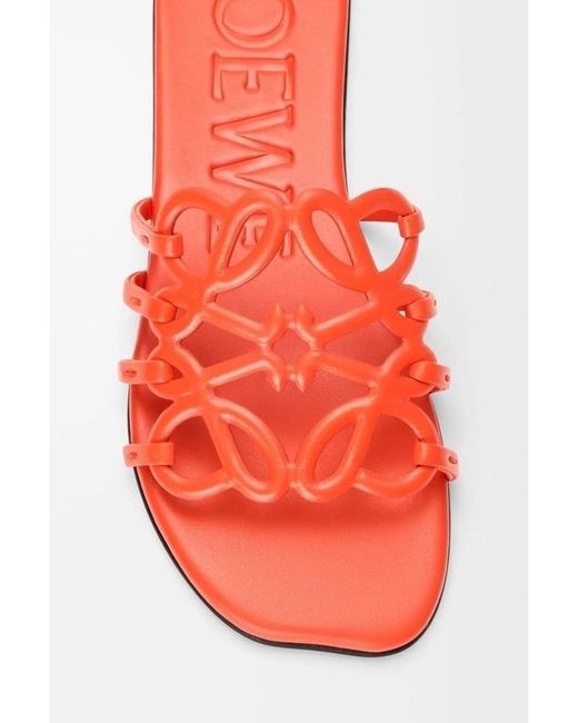 Loewe Red Petal Anagram Slides