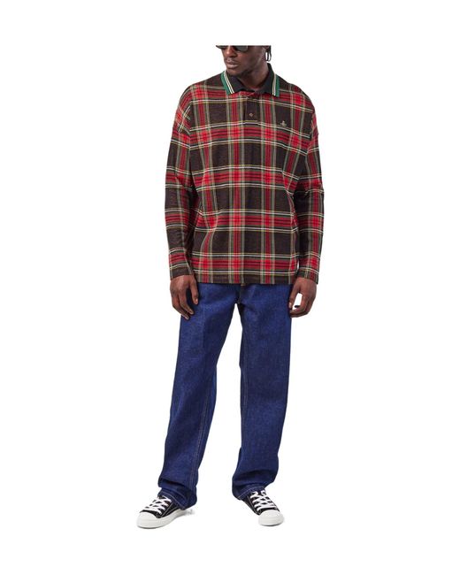 Vivienne Westwood Red Ls Tart Polo Sn53 for men