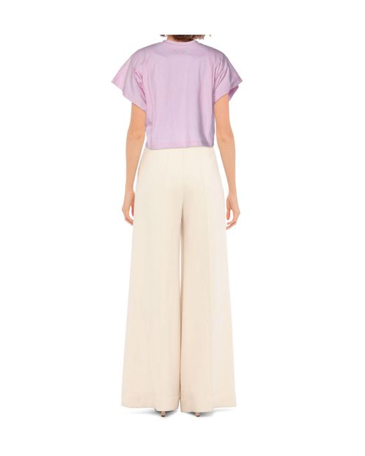 Isabel Marant Purple Crew Neck Short-Sleeved T-Shirt
