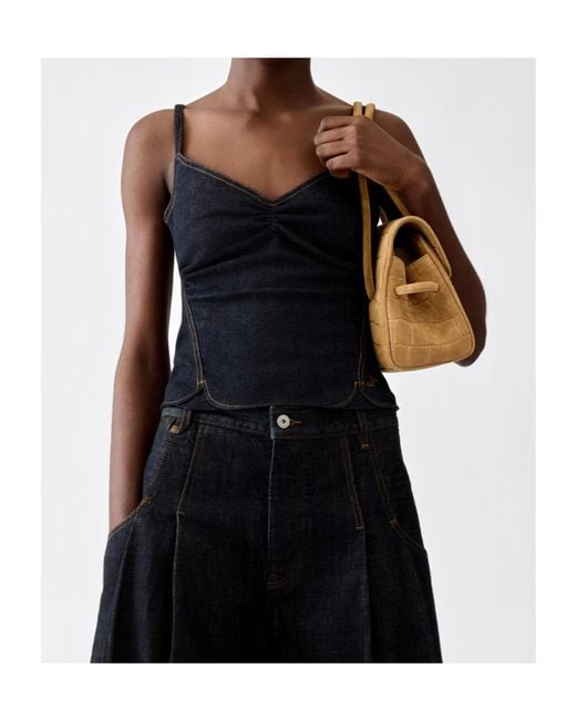 Jacquemus Blue Sleeveless Top