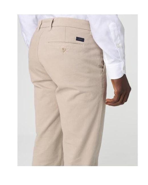 Fay Natural Garment Dyed Gabardine Pants for men