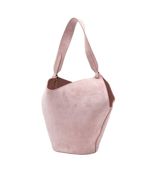 Khaite Pink Lotus Mini Tote Bag