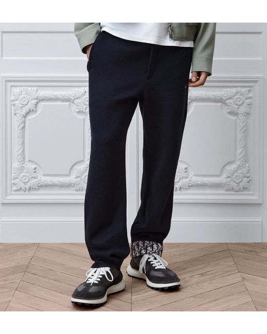 Dior Blue Oblique Track Pants for men