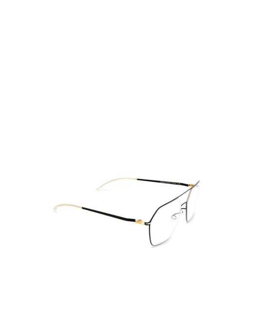 Mykita White Jelva Square Frame Glasses for men