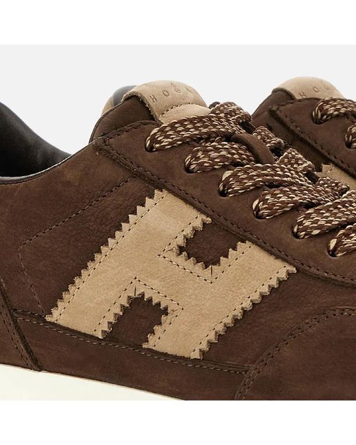 Hogan Brown Sneakers Athletic