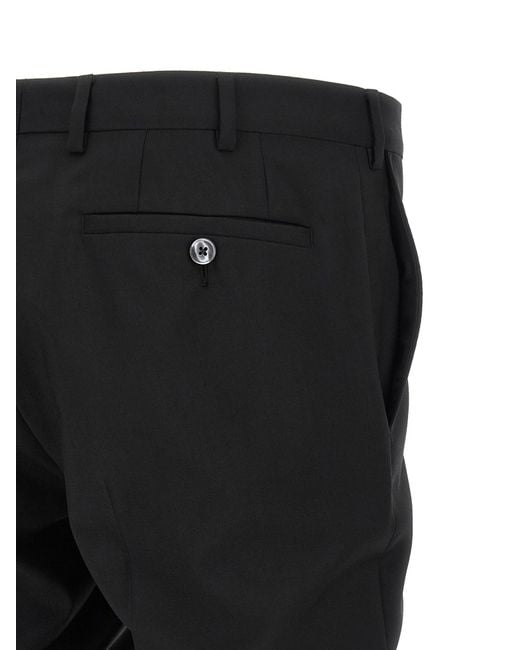 Pal Zileri Black Double-Breasted Suit for men