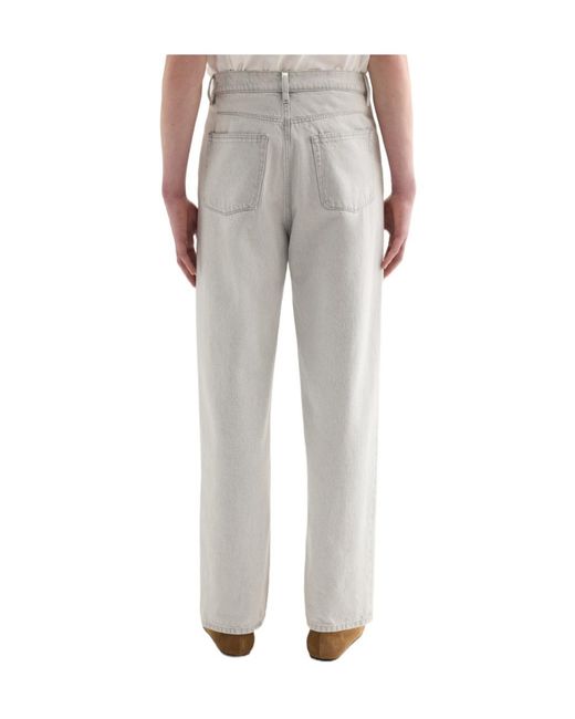 Jil Sander Gray Relaxed Denim Trousers for men