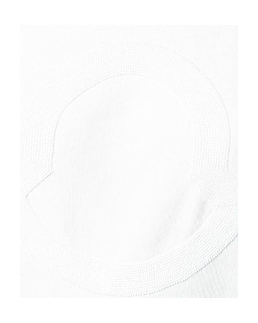 Moncler White Logo Details Sweater