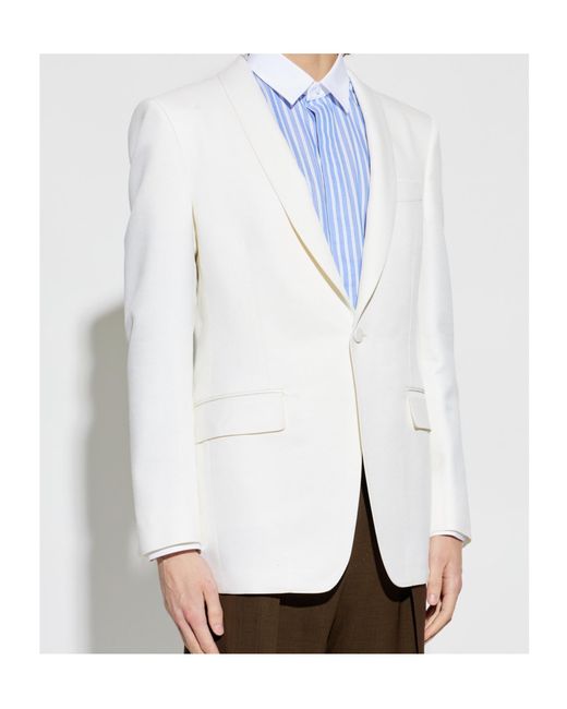 Tom Ford White Single-Breasted Blazer for men
