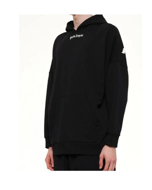Palm Angels Black Long-Sleeve Sweatshirt for men
