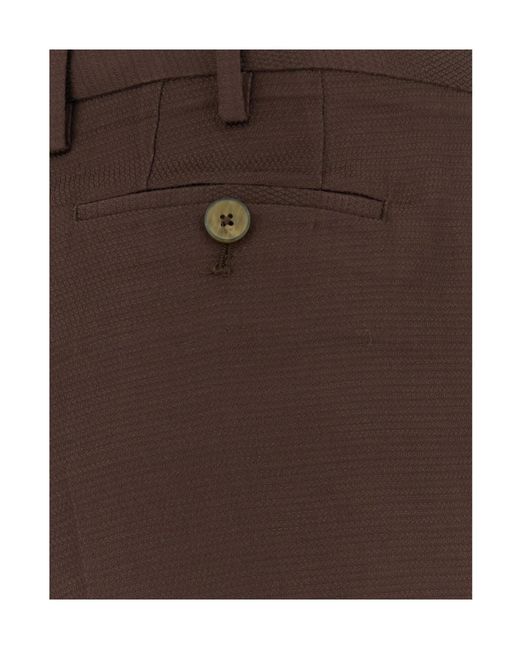 Pt Pantaloni Brown Pt Torino Tailored Trousers