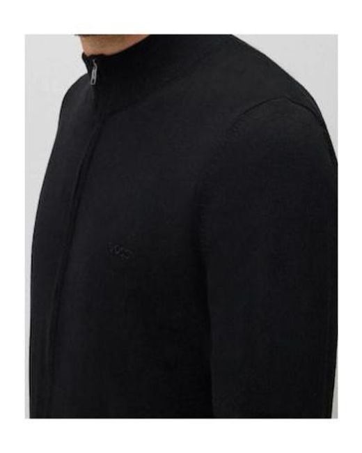 Boss Black Boss Balonso Zip Knitted Jacket for men