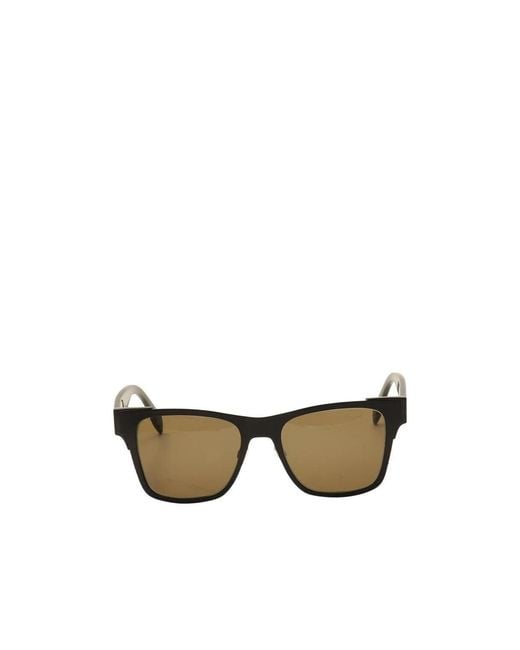 McQueen Metallic Logo Detail Sunglasses for men