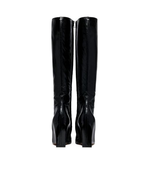 Maison Margiela Black Heel-Less Boots