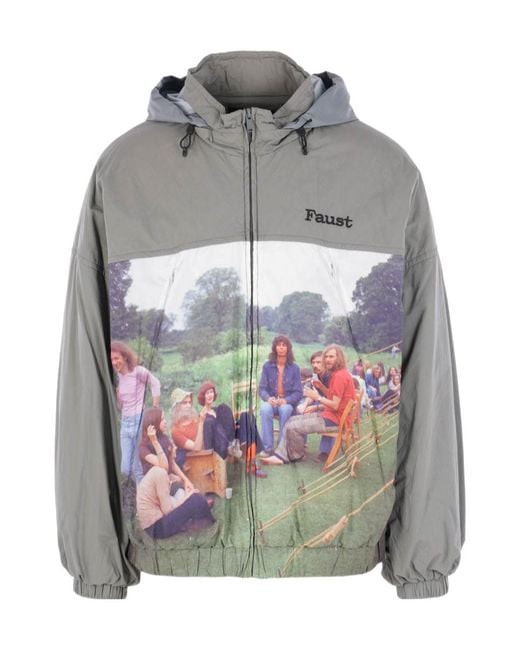 Undercover Gray Faust Zipped Jacket for men