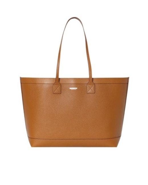 Burberry Brown Double-Handled Handbag