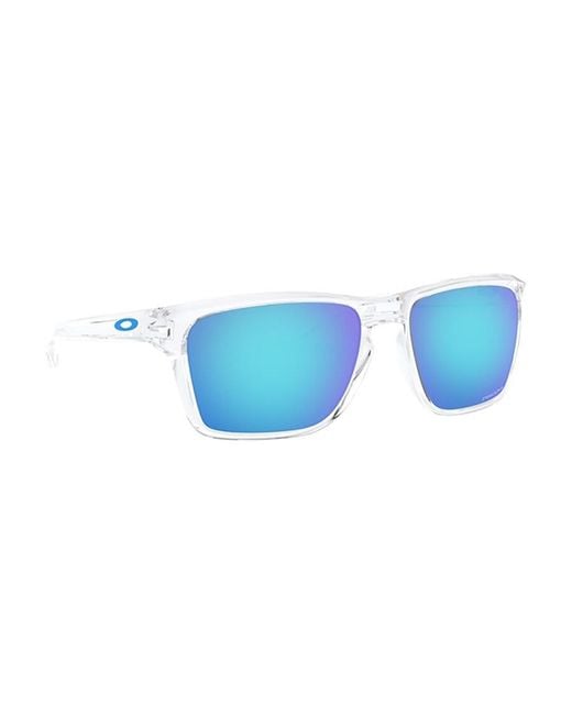 Oakley Blue Sylas Square-Frame Sunglasses for men