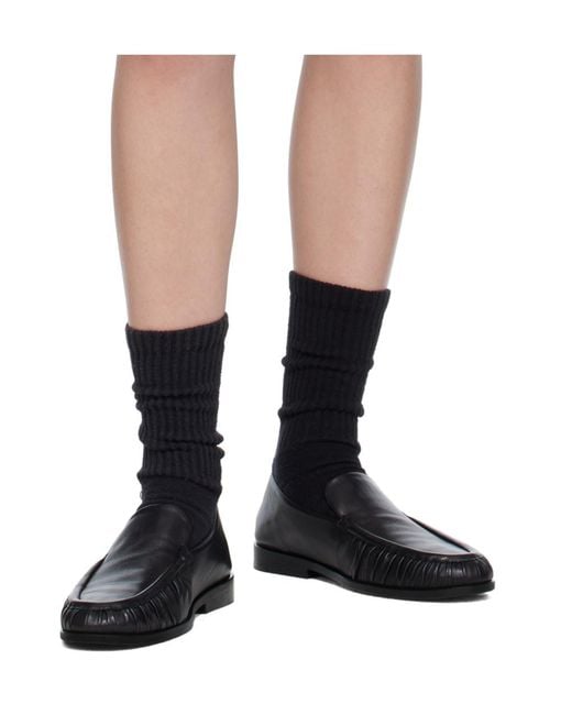 Marsèll Black Round Toe Loafers