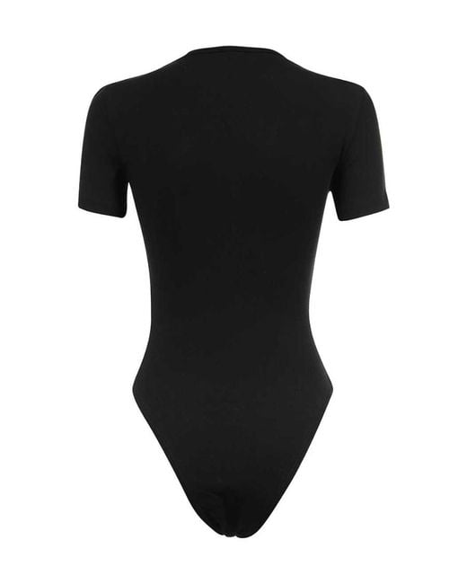 DSquared² Black Round-Neck Jumpsuit