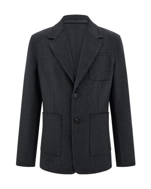 Ferragamo Blue Single Breasted Blazer for men