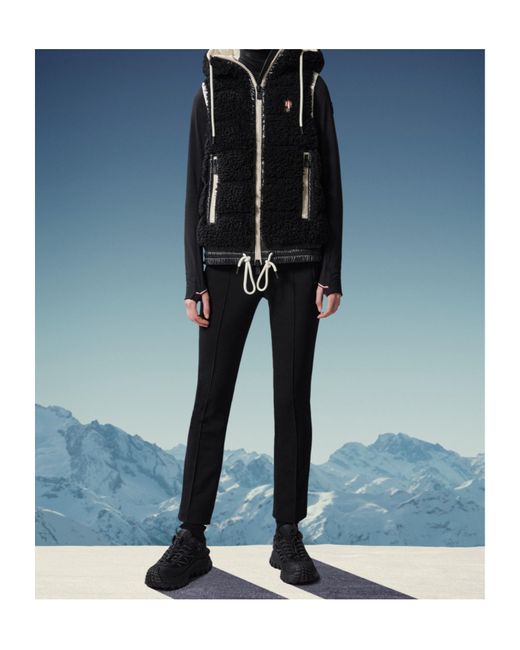 Moncler Black Grenoble Twill Trousers