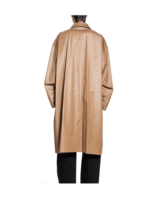 Lemaire Natural Long Coat for men
