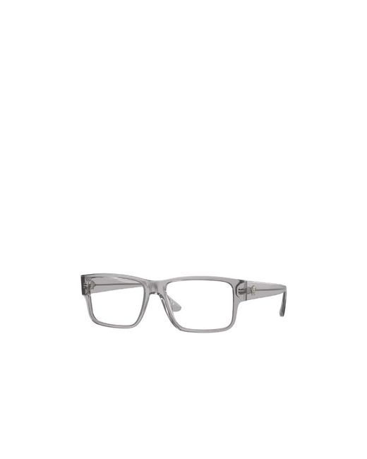 Versace White Square Frame Flat Mirror for men