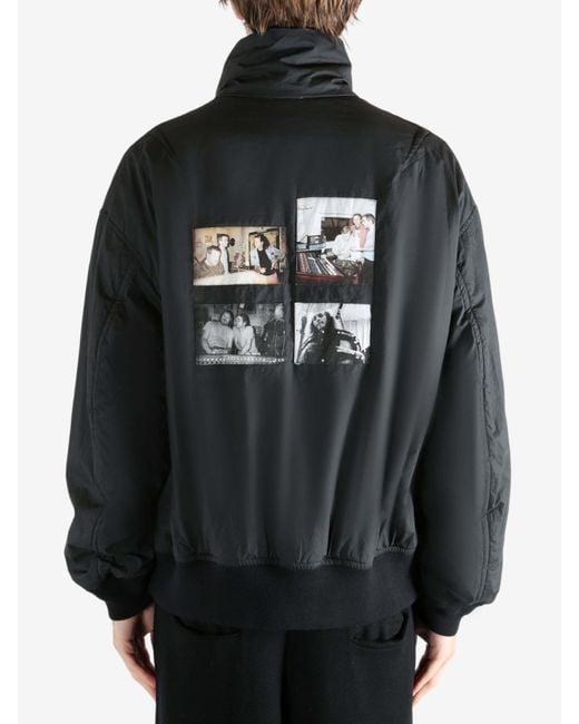 Undercover Black Elastic Hem Coat for men