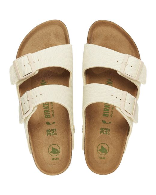 Birkenstock White Adjustable Flat Sandals