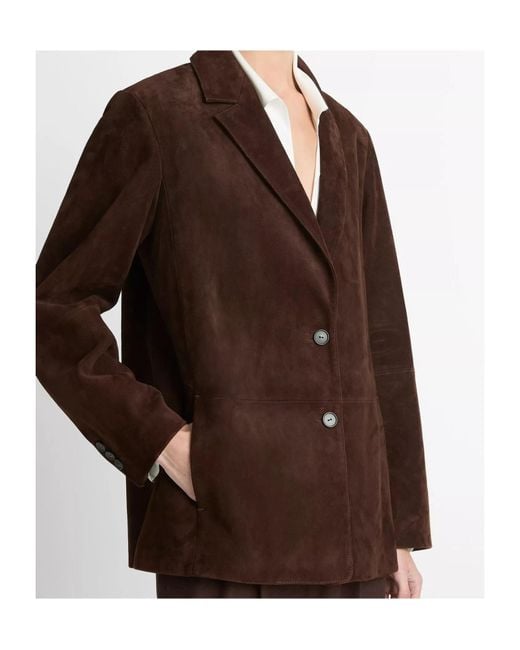 Vince Brown Suede Jacket