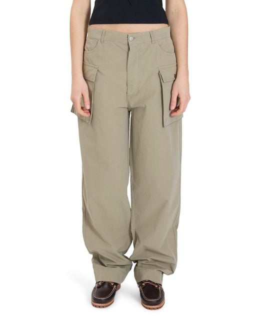 GIMAGUAS Green Casual Pants With Belt Loops for men
