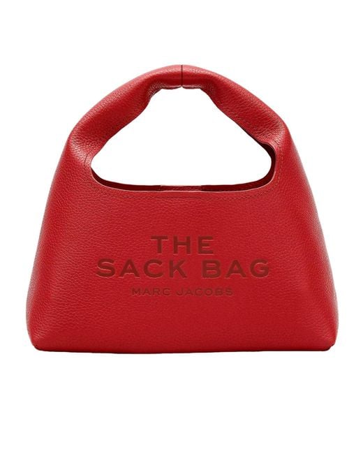 Marc Jacobs Purple The Mini Logo Patch Sack Bag